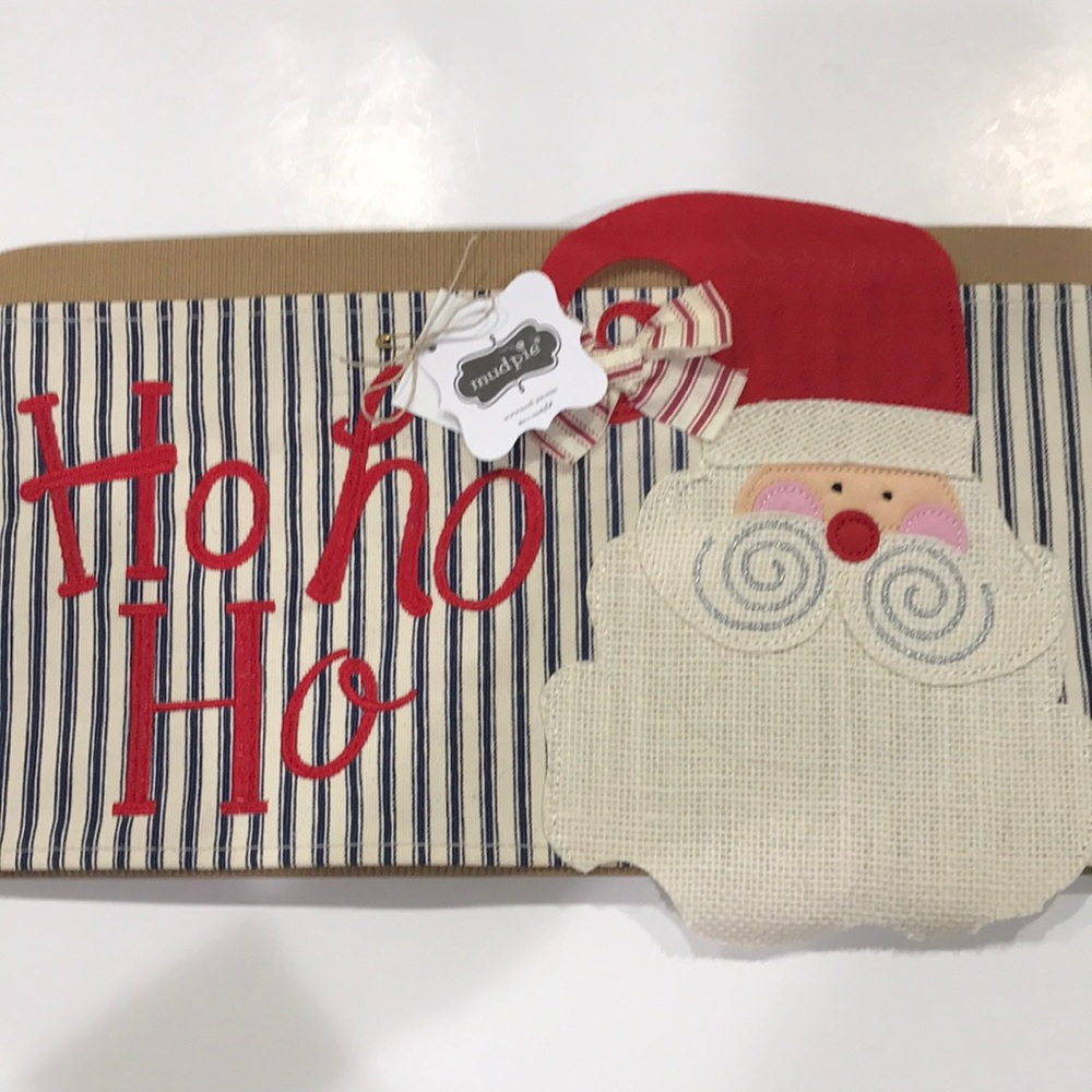 Mud Pie Holiday Pillow Wrap 15”x15”